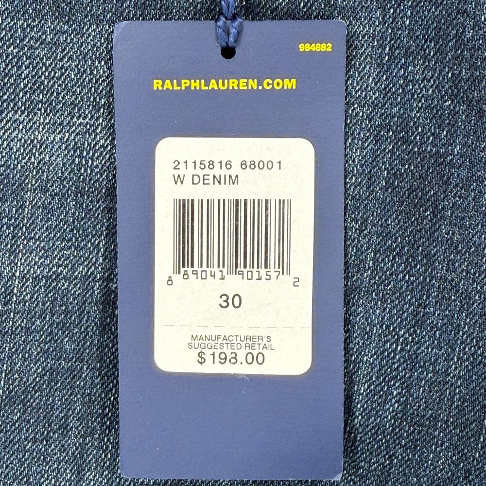 Polo Ralph Lauren Flare Leg Trouser Jeans Womens Sz 30 Tall 35" Inseam Western - Picture 5 of 6